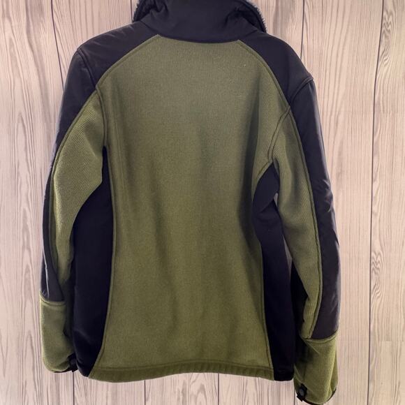LL Bean Men's Polartec Fleece-Lined Jacket Green Size Small - Picture 3 of 8